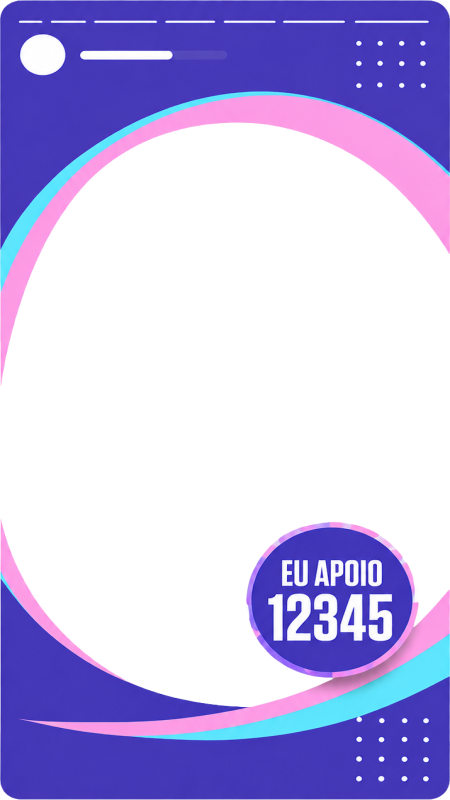 Moldura da campanha para Story