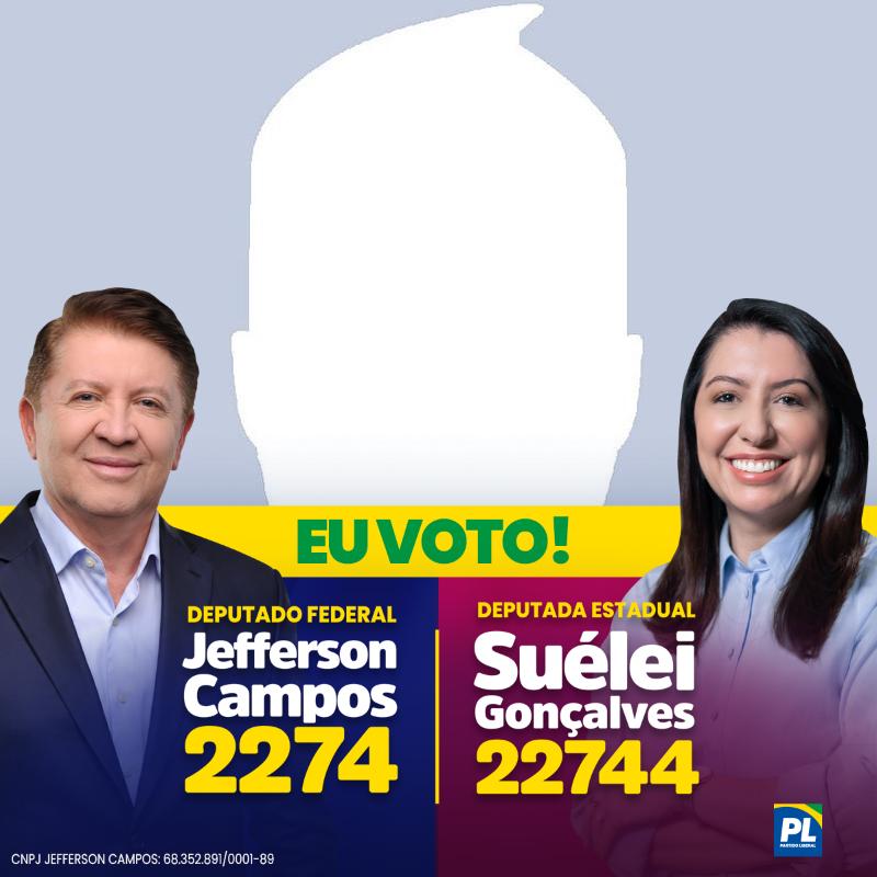 EU VOTO! Jefferson Campos e Suélei Gonçalves