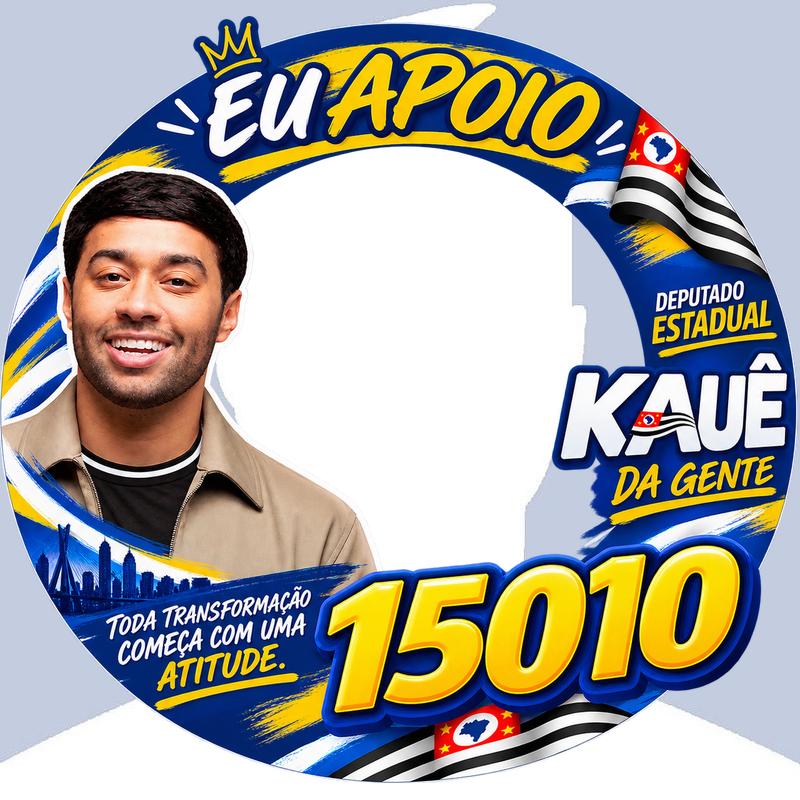 KAUÊ DA GENTE 2026 - MOLDURA OFICIAL