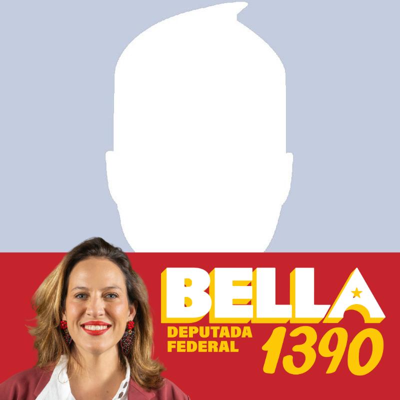 Eu voto Bella Deputada Federal 1390