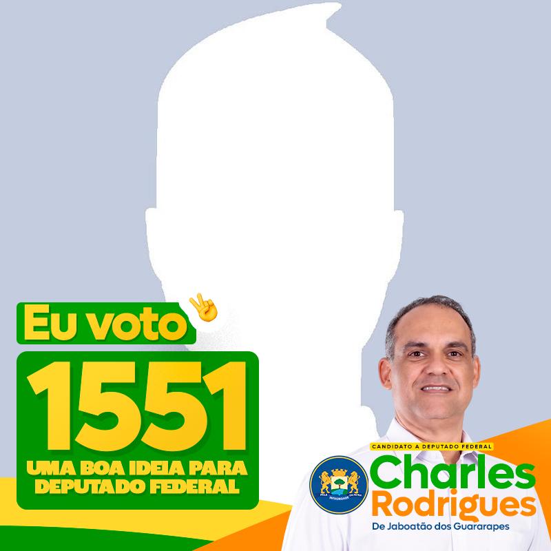 Eu Voto Charles Rodrigues 1551