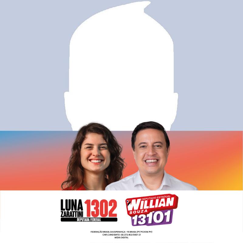 WIllian e Luna Zarattini juntos pelo povo de SP!