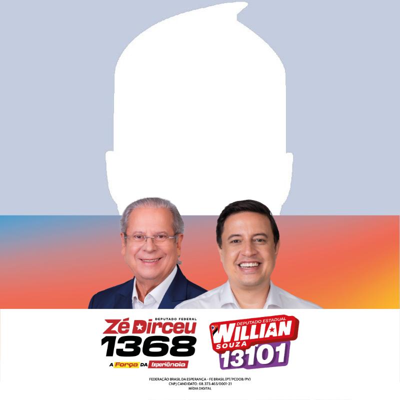 Willian e Zé Dirceu juntos pelo povo de SP!