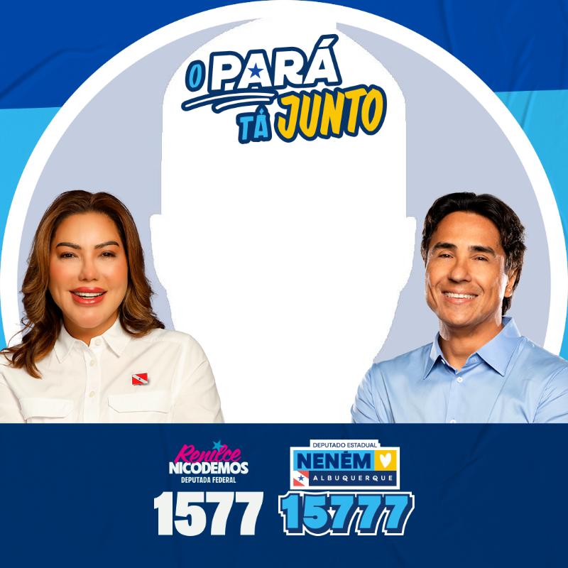 Personalize sua foto com o Neném e Renilce