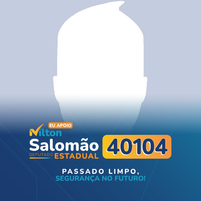 Nilton Salomão candidato a Deputado Estadual.