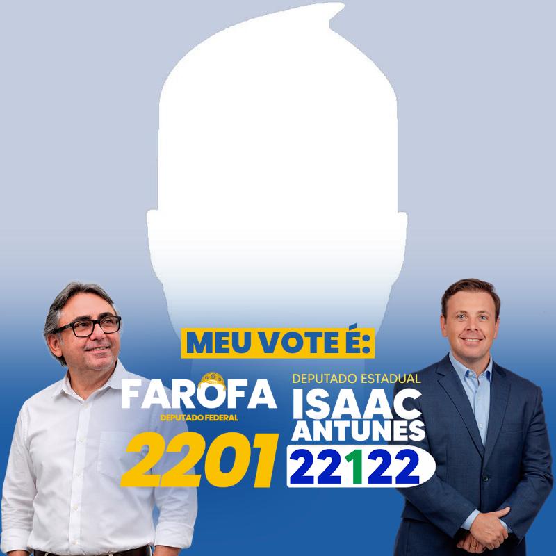 MEU VOTO É FAROFA E ISAAC!