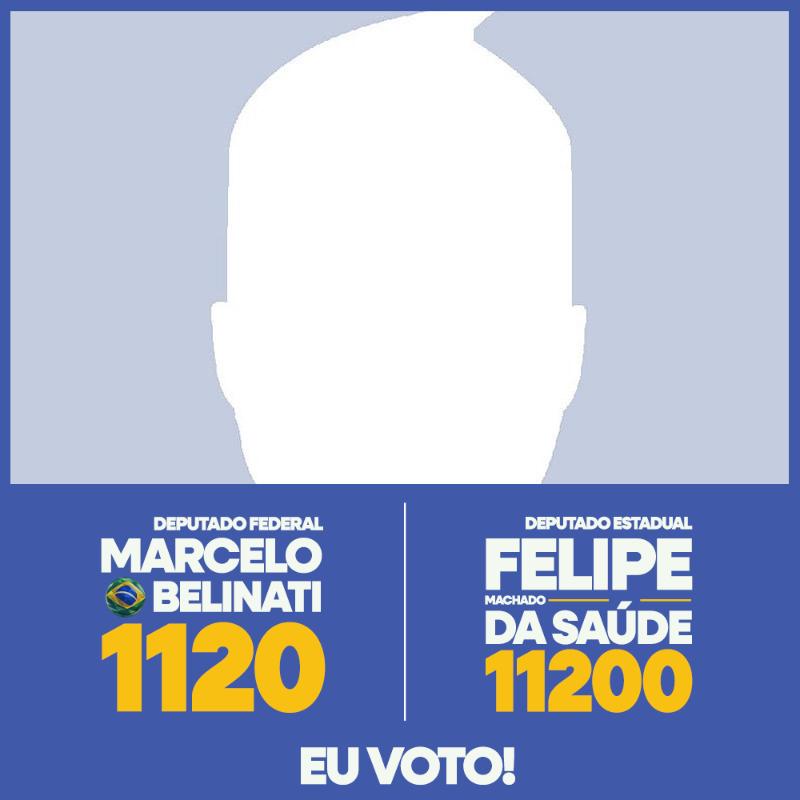 Eu apoio Marcelo Belinati e Felipe da Saúde