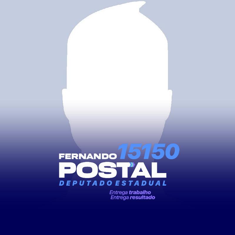 EU APOIO FERNANDO POSTAL 15150 💙👊