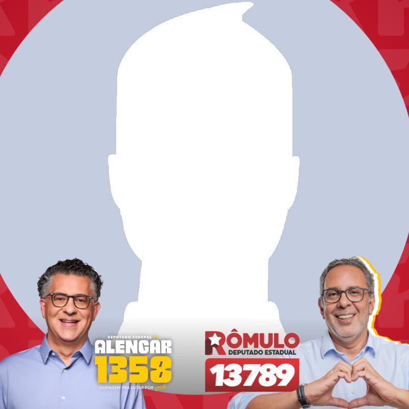 Eu voto Dep. Rômulo 13.789 e Federal Alencar 1358